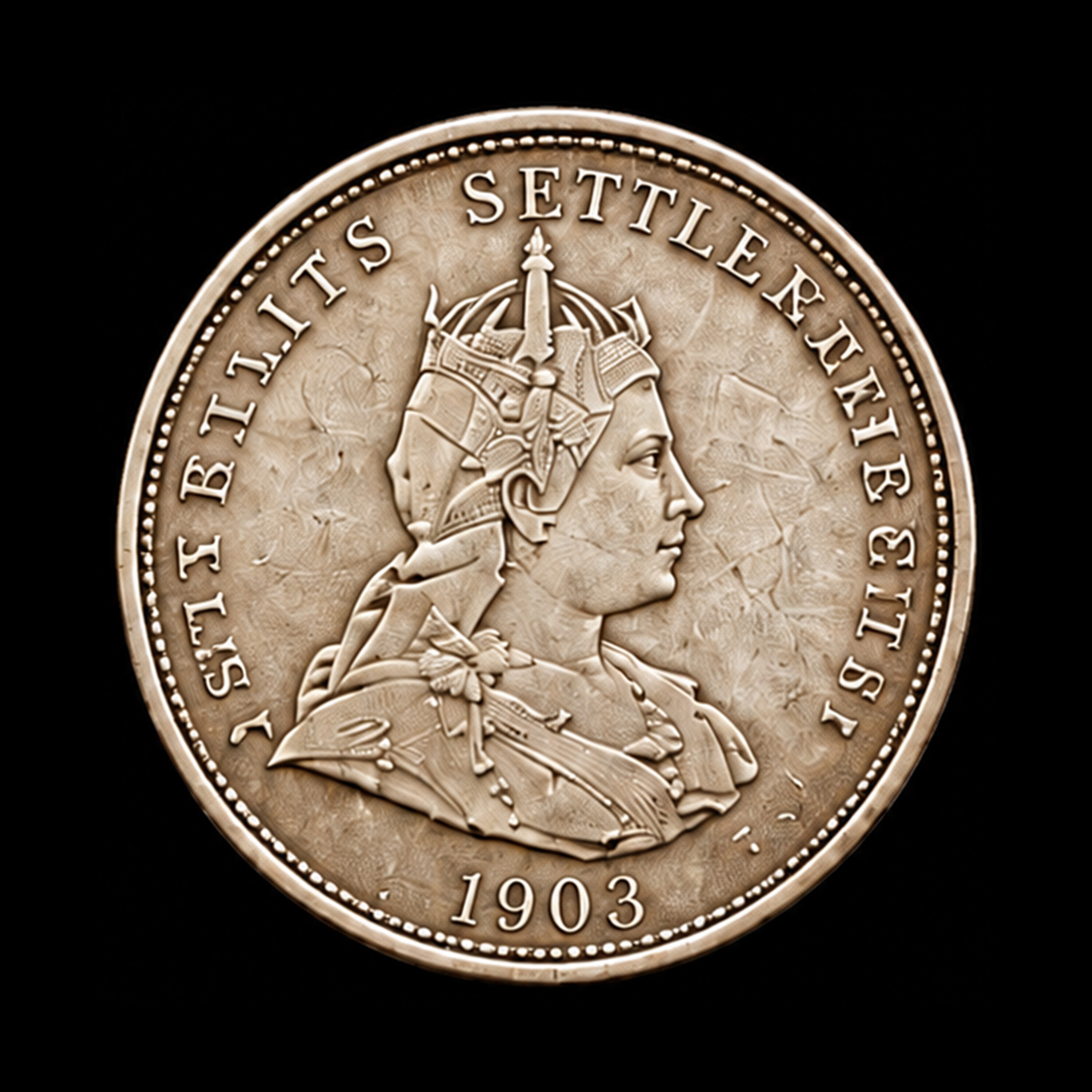 Straits Settlements Collector Silver Coin